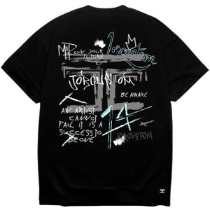 JorCustom Artist Loose Fit T-Shirt- Black L