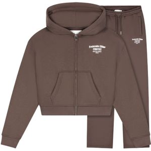 Croyez Women Fraternite Tracksuit - Chocolate XXS