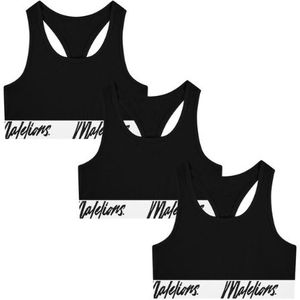 Malelions Women Bralette 3-Pack - Black