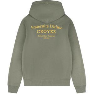 Croyez Fraternité Hoodie - Grey/Yellow XXL