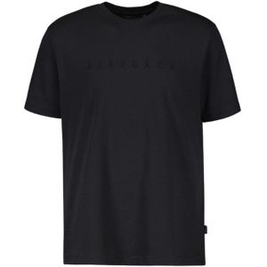 Airforce Embroidery T-Shirt - True Black