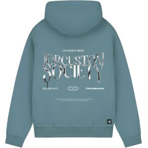 JorCustom Uncommon Fleece Oversized Hoodie - Ocean Blue XS
