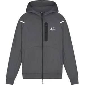 Malelions Sport Counter Zip Hoodie - Charcoal XS