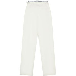 Malelions Women Straight Leg Sweatpants - Off White S