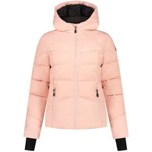 Nikkie Logo Ski Jacket - Silver Pink