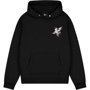 JorCustom Women Above All Fleece Oversized Hoodie - Black XS