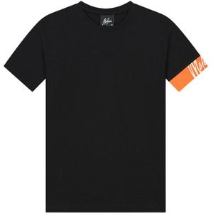 Malelions Kids Captain T-Shirt 2.0 - Black/Orange 104