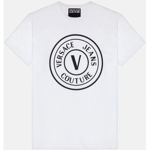 Men V Emblem T-Shirt - Wit XL