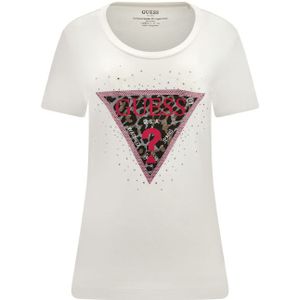 Guess Spring Triangle T-Shirt - Pure White