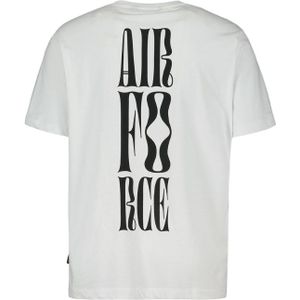 Airforce T-Shirt Swirl Logo - White