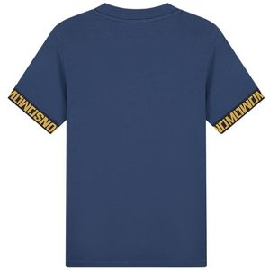 Malelions Venetian T-Shirt - Navy/Gold XS