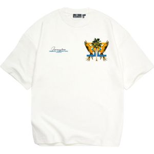 JorCustom Tropics Oversized T-Shirt SS24 - White XXL
