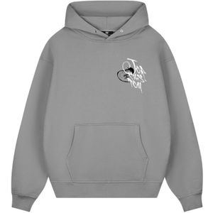 JorCustom LoveAngel Oversized Hoodie - Titanium Grey XXL