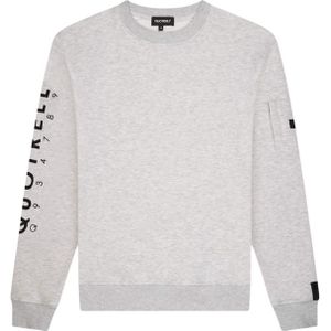 Quotrell Defender Crewneck - Light Grey Melee/Black XXL