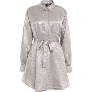 Pinko Cassola Dress - Marble Grey 40-XS