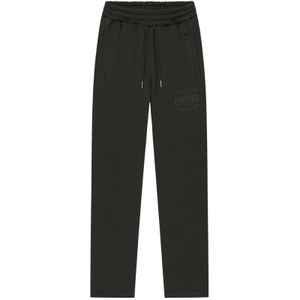 Croyez Stamp Straight Leg Sweatpants - Dark Green XS