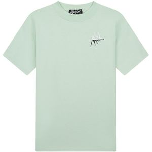 Malelions Split T-Shirt - Light Green/Black 4XL