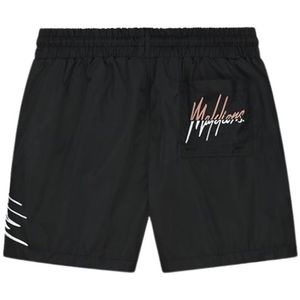 Malelions Split Swimshort - Black/Mauve XXL