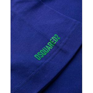 Dsquared2 Small Arm Logo T-Shirt - Blue/Green XXL