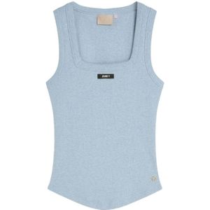 Dieda Top - Powder Blue Melange XXL