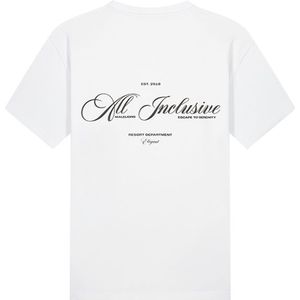 Malelions Resort T-Shirt - White/Black 4XL