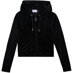 Juicy Couture - Madison - Oversized Hoodie - Zwart - Velours