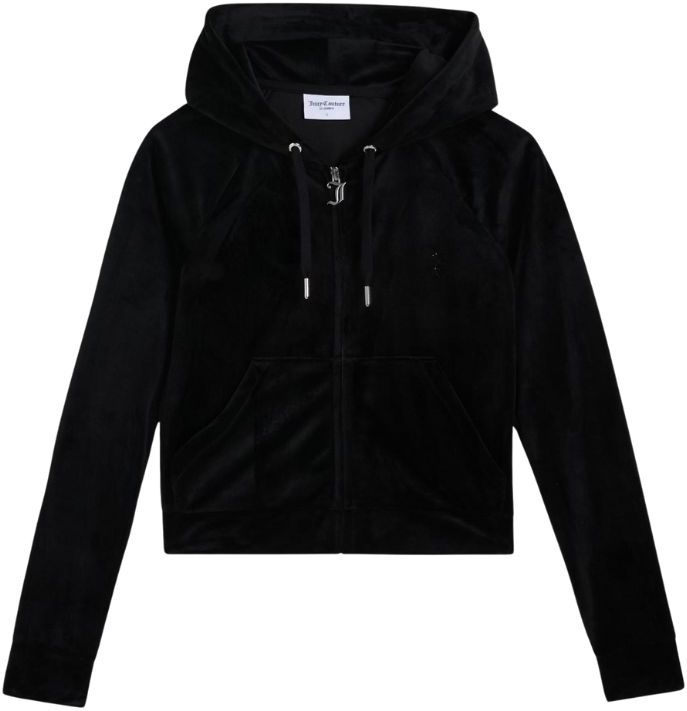 Juicy Couture - Madison - Oversized Hoodie - Zwart - Velours