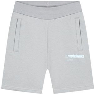 Malelions Kids Worldwide Shorts - Grey/Light Blue 164