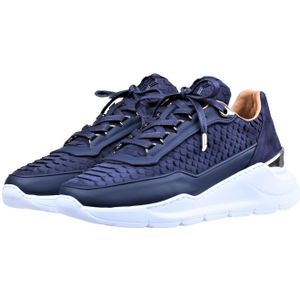 Hector Python Cut Matt Nappa Sneaker - Navy/White 45