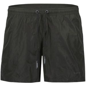 Airforce Waxed Crincle Swimshort - True Black