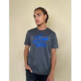 Iceberg - T-shirt - Grijs - Katoen - Heren met Logo