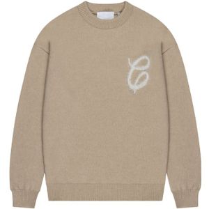 Croyez Women Fluffy Essence Knit Sweater - Sand L