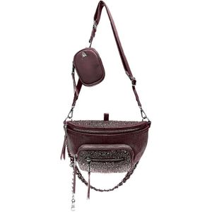 Steve Madden Bmaxima Crossbody Bag - Burgundy