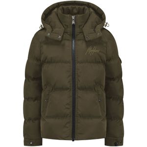 Malelions Kids Patch Puffer Jacket - Army 6-116