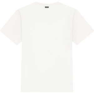 Quotrell Basic Garments T-Shirt - Off White/Green S
