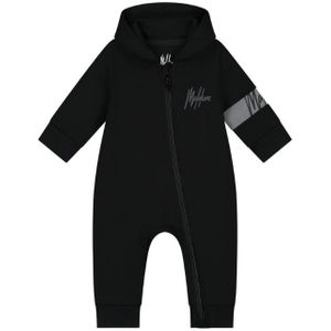 Malelions Baby Captain Tracksuit - Black 3-6M