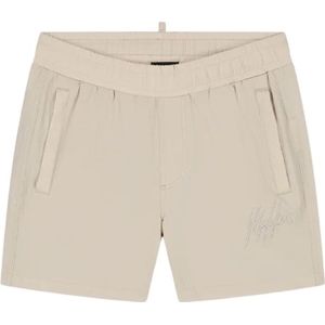 Malelions Kids Signature Swim Short - Taupe 2
