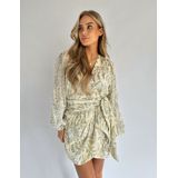 Trina Dress - Cocoon White/Silver M
