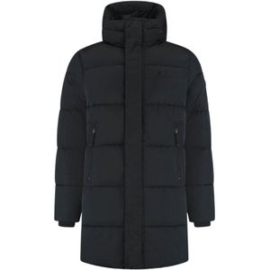 Malelions Mid Length Puffer Jacket - Black XS