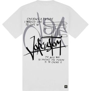 JorCustom Future Slim Fit T-Shirt - White L