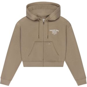Croyez Women Fraternité Zip Hoodie - Sand XXS