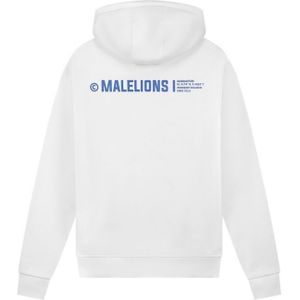 Malelions Workshop Hoodie - White/Cobalt Blue