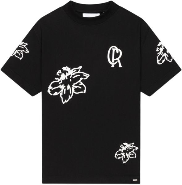 Croyez - Flower T-Shirt - Zwart