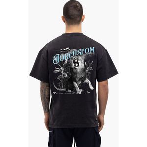 JorCustom Lion Loose Fit T-Shirt SS24 - Black S