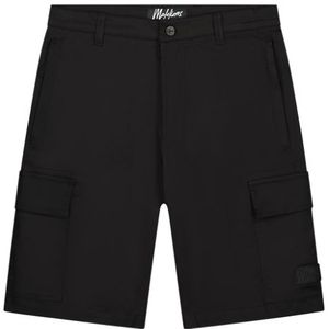Malelions Cotton Cargo Shorts - Black