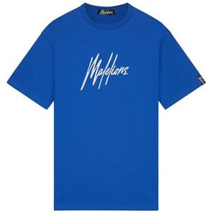Malelions Essentials Regular T-Shirt - Cobalt Blue XXS