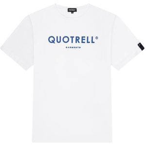 Quotrell Basic Garments T-Shirt - White/Cobalt S