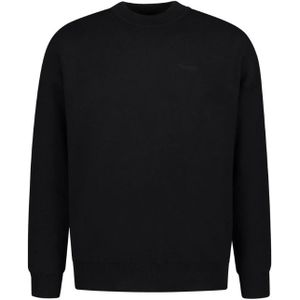 Purewhite Embroidered Knit Sweater - Black