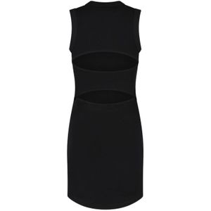 Malelions Women Signature Cut-Out Dress - Black XS