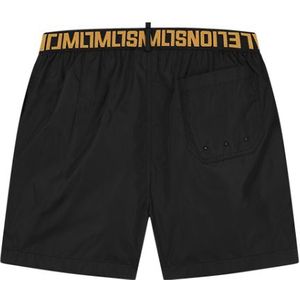 Malelions Venetian Swimshort - Black/Gold XL